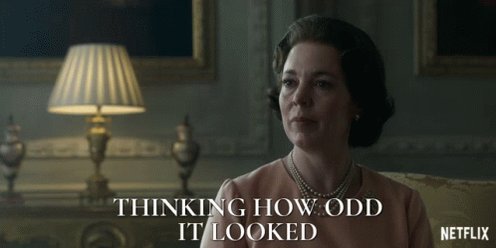 Olivia Colman Queen Elizabeth II GIF