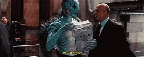 Oh Its Friday Hellboy GIF