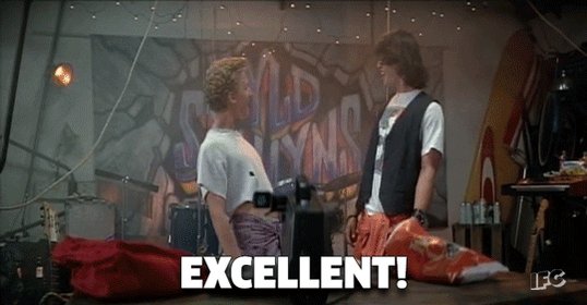Gif from Bill & Ted's Excel...