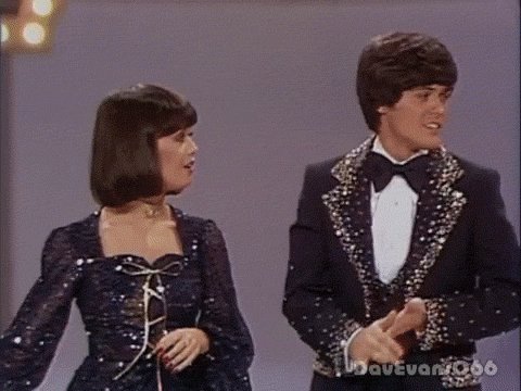 What a throwback! Donny & Marie! Who remembers? Happy Birthday to Marie Osmond! 