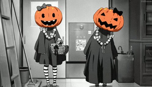 Anime Girl Halloween JackOLantern HD wallpaper  Peakpx