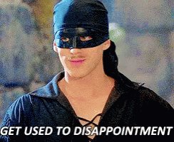 Princess Bride Disappointment GIF