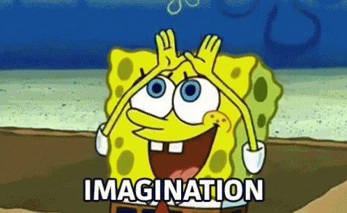 Spongebob Squarepants Imagination GIF