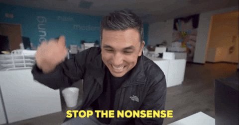 No More Reaction GIF by you...