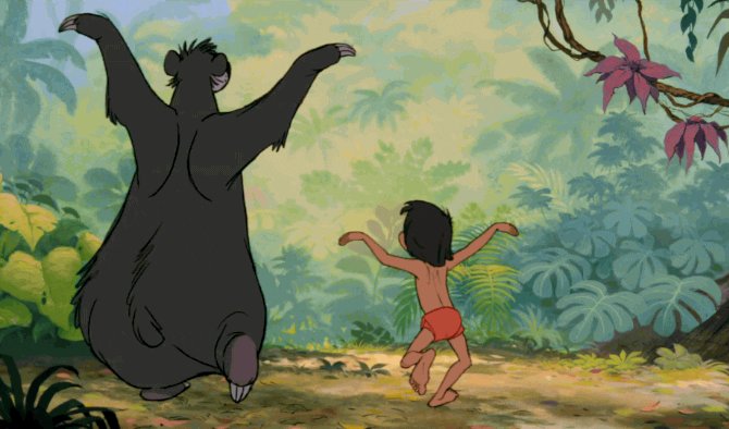 the jungle book dancing GIF by Disney