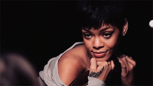 happy rihanna GIF