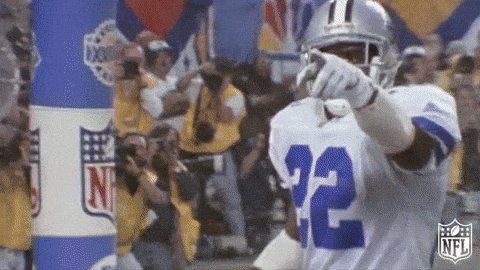 emmitt smith football GIF b...