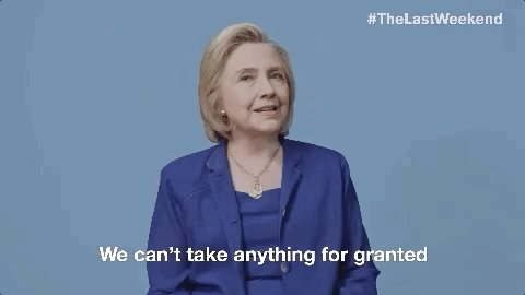 voting hillary clinton GIF ...