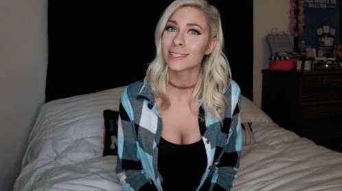 Andie Case Blonde Girl GIF