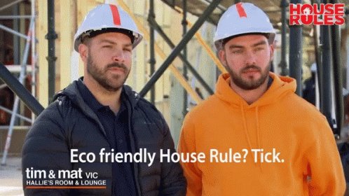 Eco Friendly House Rules GIF