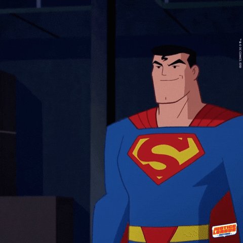 justice league superman GIF...