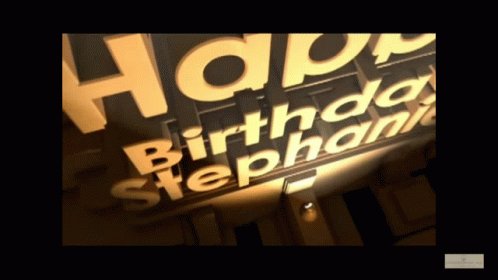  happy birthday stephanie  