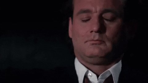 stressed bill murray GIF