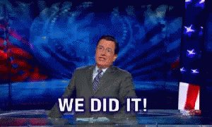 We Did It Balloons GIF