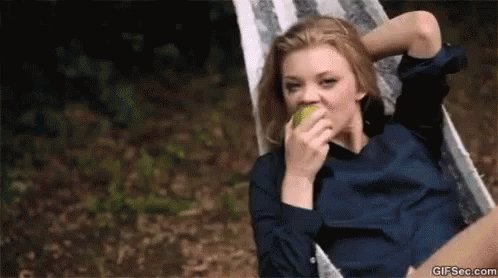 Natalie Dormer Apples GIF