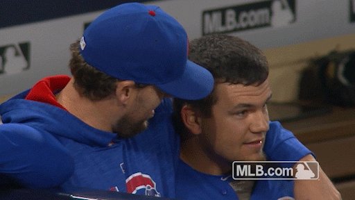 Happy birthday to forever Cub John Lackey, who got the haircut AND the jewelry. 