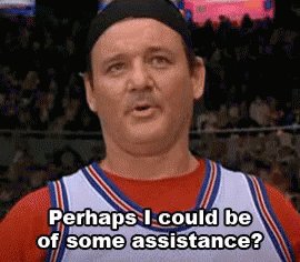 Bill Murry Space Jam GIF