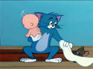Diaper Tom And Jerry GIF