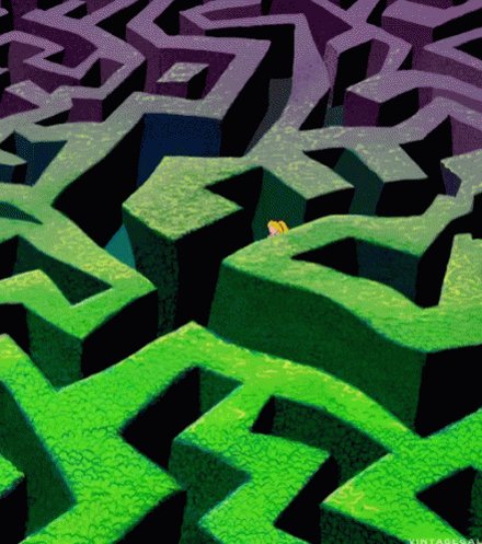 Alice In Wonderland Maze GIF