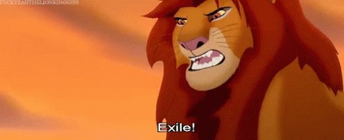 Exile Lion GIF