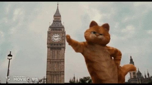 Garfield Big Ben GIF