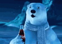 Polar Bear Coca Cola GIF