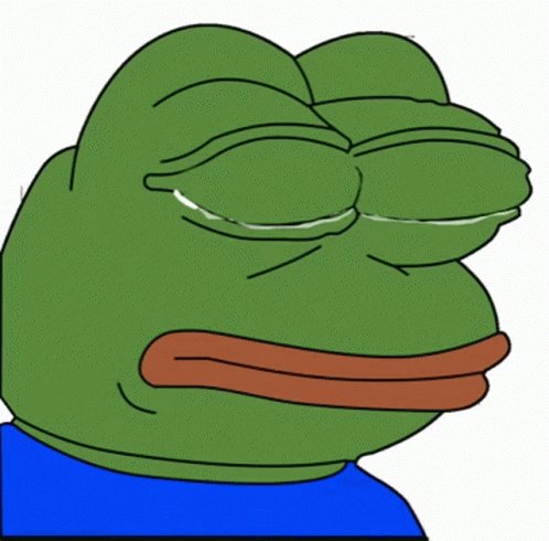 Sad Pepe GIF