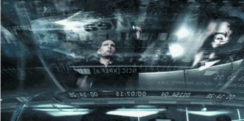 Minority Report Holographic Screen GIF