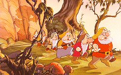 Snow White And The Seven Dwarves: Incline Hiking GIF