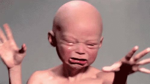 funny fat baby crying