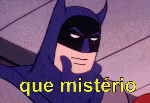 A gif of the comic book character Batman stroking his chin, 