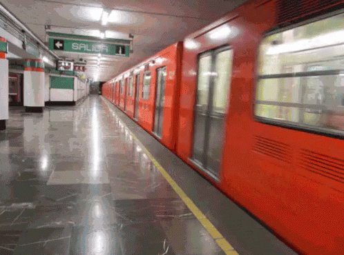 Metro Rojo GIF