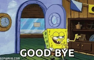 Good Bye Spongebob GIF