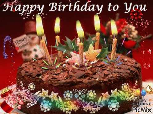 Happy Birthday To You Cake GIF