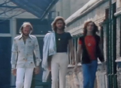 stayin' alive GIF by Bee Gees