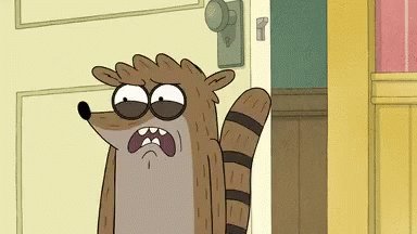 Rigby Sad GIF