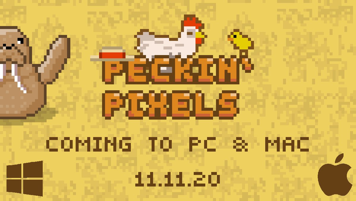 Waving Walrus Games on Twitter: "Excited to announce that Peckin