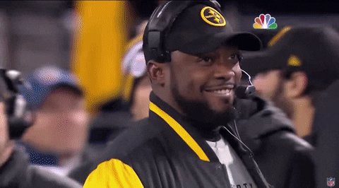 Gif of Steelers head coach ...