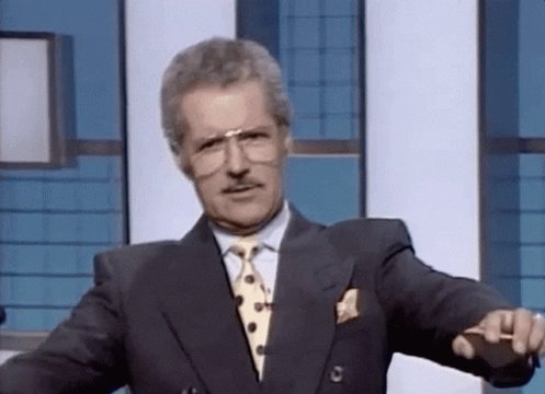 Alex Trebek Like GIF