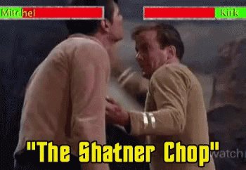 Shatner The Shatner Chop GIF