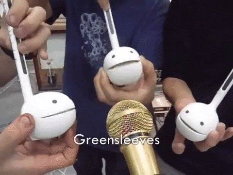 trio singing by BECKY'S INC...