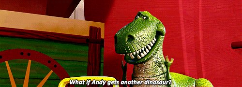 Happy birthday Wallace Shawn (the voice of Rex from the Toy Story movies) 