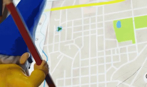 Google Maps One Finger Typing GIF