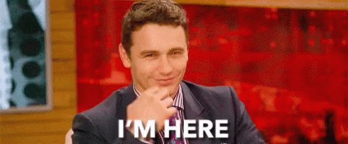 Im Here Happy GIF
