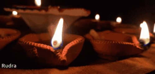 Diya Diwali Lighting GIF