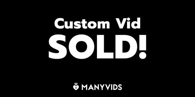 Just sold a custom vid and can’t wait to film it! Want one too? https://t.co/63SdunplLf #MVSales https://t