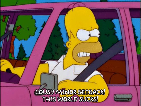 a gif of Homer Simpson yell...