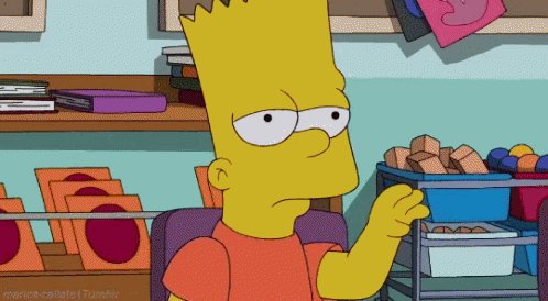 Bart Simpson Blah GIF