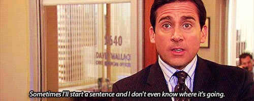 michael scott sentence GIF