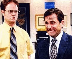 Michael Scott Constipated GIF